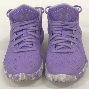 Under Armour Jet '21 GS 'Vivid Lilac' Unisex Sneakers Size 6.5Y Like New $120
